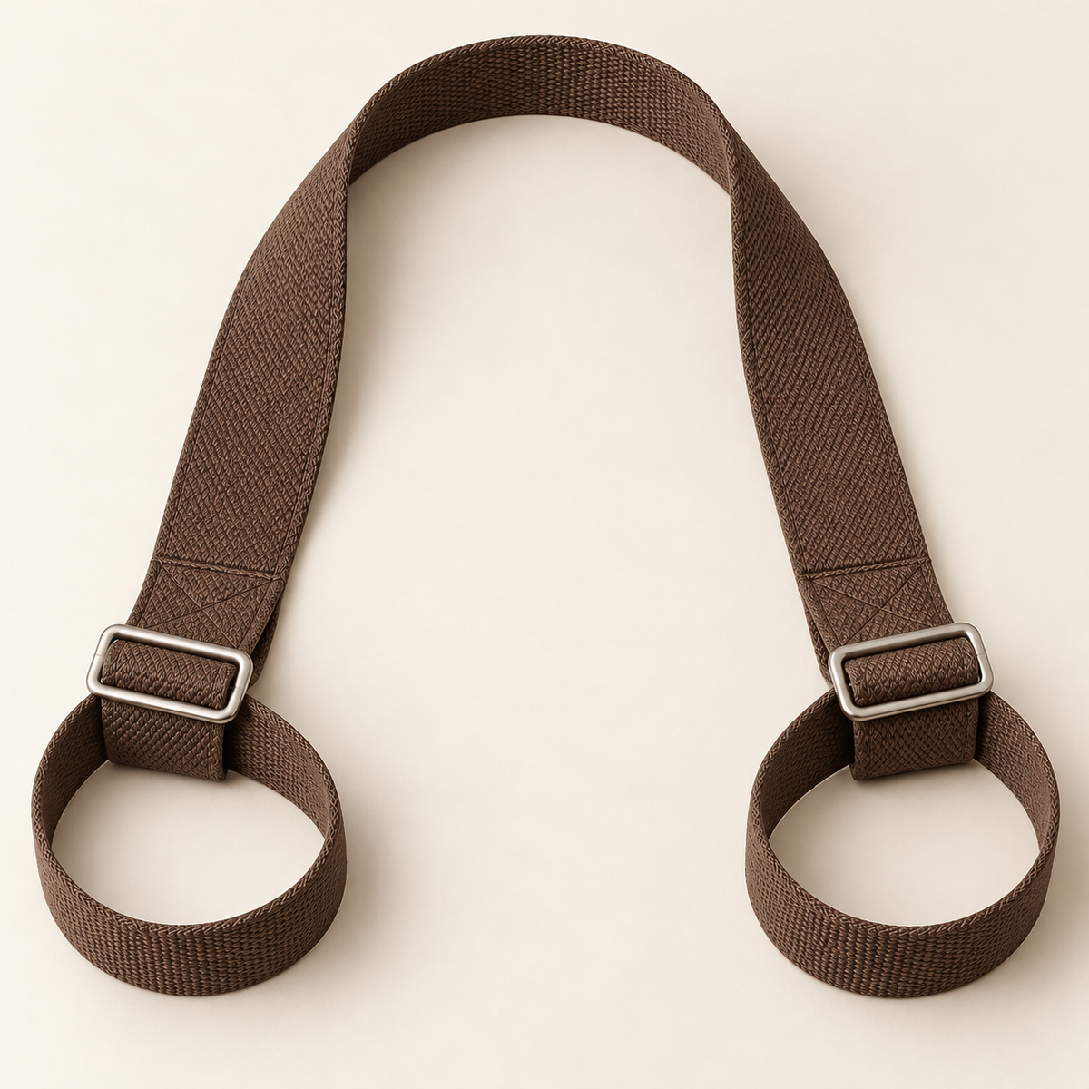 Yoga Mat Carry Strap with Adjustable Loops — Cocoa Brown