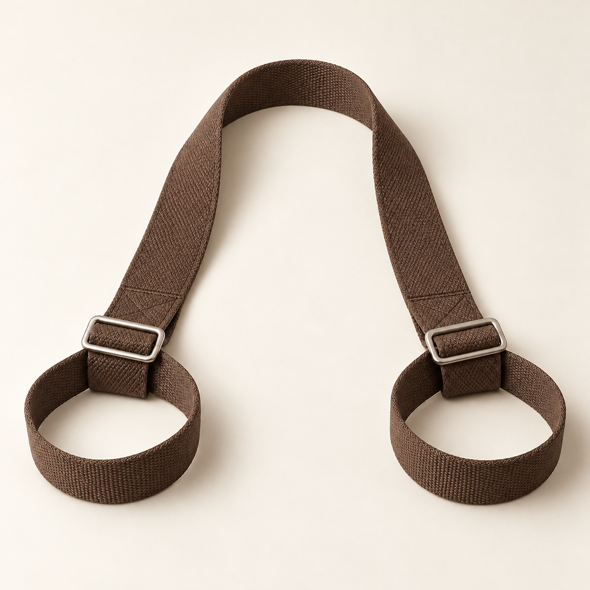 Yoga Mat Carry Strap with Adjustable Loops — Cocoa Brown